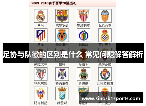 足协与队徽的区别是什么 常见问题解答解析